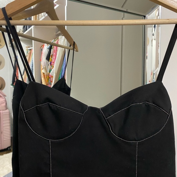 NWT! ZARA corsetry-inspired bodysuit S - Picture 7 of 8